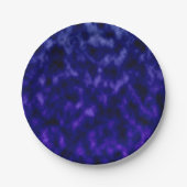 Paarse wolken papieren bordje (Voorkant)