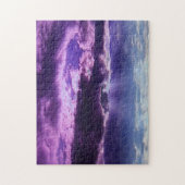 Paarse wolken Puzzle Legpuzzel (Verticaal)