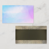 Paarse wolken Spiritueel Sky Light Visitekaartje (Voorkant / Achterkant)