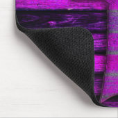 Paarse Wooden Cross Muismat (Hoek)