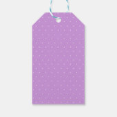Paarse Woodland Forest Meisje Baby shower Favor Cadeaulabel (Achterkant)