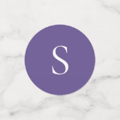 Paarse Woodsy Wedding Garland Voeg optionele foto  Confetti (Kleine voorkant)