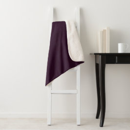 Paarse woondecoratie cadeau sherpa deken