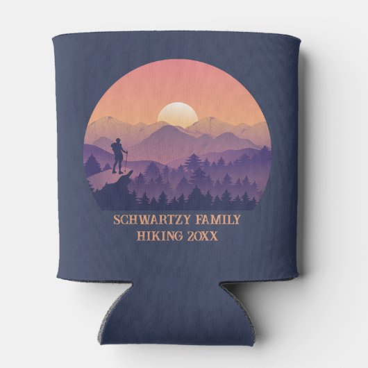  Paarse Yellow Hike Mountain Sunset Blikjeskoeler (Achterkant)