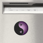 paarse yin yang magneet (Insitu (Vaatwasser))