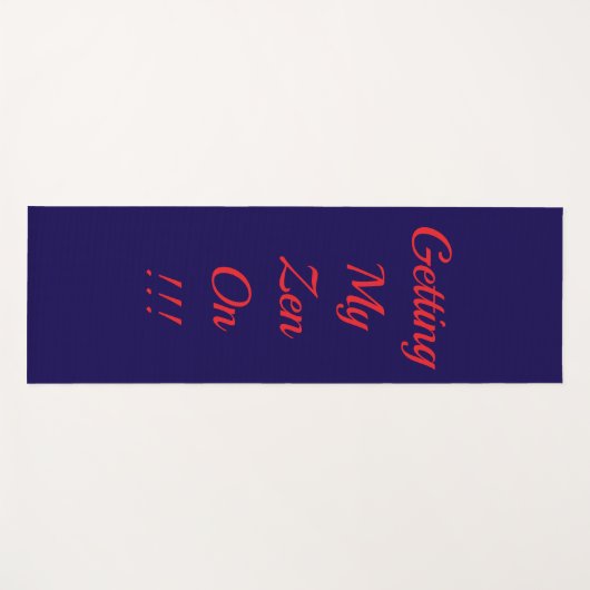 Paarse Yoga Mat (Voorkant (horizontaal))