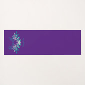 Paarse yoga mat - Breathe, je hebt dit (Achterkant (horizontaal))