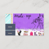 Paarse zacht Visitekaartje (Achterkant)