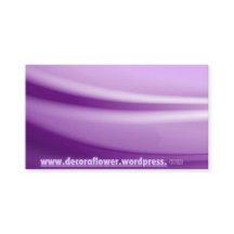 Paarse zacht Visitekaartje