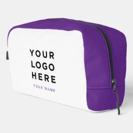 Paarse Zakelijk Logo Naam Instagram Reis Toilettasje
