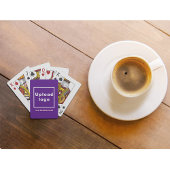 Paarse Zakelijk Merk op Speelkaarten