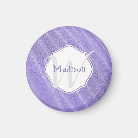 Paarse zand ripples Personalized Magnet (Voorkant)