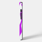Paarse Zebra Afdrukken Case-Mate iPhone Case (Achterkant / Links)