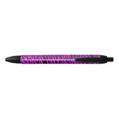 Paarse Zebra Dierlijke pen (Achterkant)