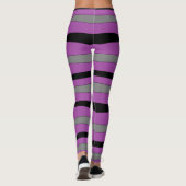 Paarse Zebra Leggings (Achterkant)