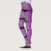 Paarse Zebra Leggings (Links)