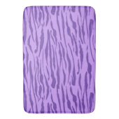 Paarse zebra strepen patroon badmat (Voorkant Verticaal)