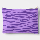 Paarse zebra strepen patroon etui (Achterkant)