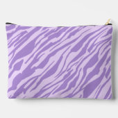 Paarse zebra strepen patroon etui (Achterkant)