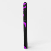 Paarse Zebra Stripe Animal Print Case-Mate iPhone Case (Achterkant/links)