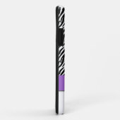 Paarse Zebra Stripes iPhone 5 Hoesje (Achterkant/rechts)