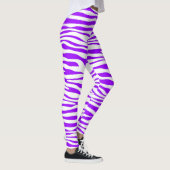 Paarse Zebrastripes Leggings (Rechts)