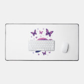 Paarse - Zee Turtle Butterfly T-shirt Bureaumat (Keyboard & Muis)