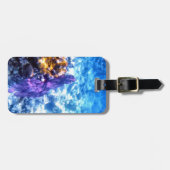 Paarse Zee Waaiers Op Maat Bagagelabel (Voorkant horizontaal)