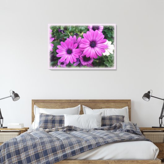 Paarse zeeduivel canvas afdruk (Insitu (Slaapkamer))