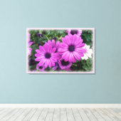 Paarse zeeduivel canvas afdruk (Insitu (Houten vloer))