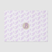 Paarse Zeemeermin Aangepaste Gepersonaliseerde Mon Tissuepapier (Voorkant)