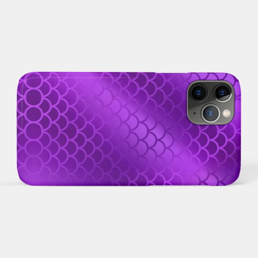 Paarse zeemeermin Case-Mate iPhone case (Achterkant (horizontaal))