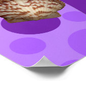 Paarse zeemeermin en Dolphin Print (Hoek)