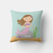 Paarse zeemeermin en zeeduivel kussen (Achterkant)