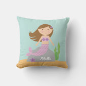 Paarse zeemeermin en zeeduivel kussen (Voorkant)