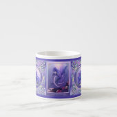 Paarse zeemeermin espresso - beker espresso kop (Voorkant)