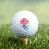 Paarse zeemeermin golfballen (Insitu Shirt)