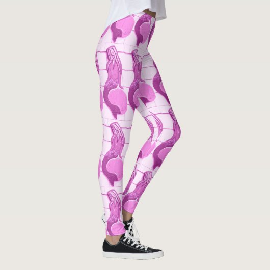 paarse zeemeermin leggings (Rechts)