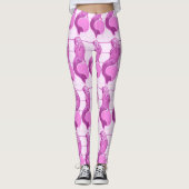 paarse zeemeermin leggings (Voorkant)