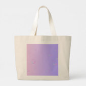 Paarse Zeemeermin Naam Kinder Canvas tas (Achterkant)