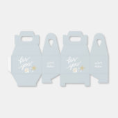 Paarse zeemeermin partij zeeschelpen gepersonalise bedankdoosjes (Uitgevouwen)