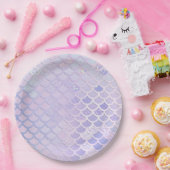 Paarse Zeemeermin Schalen Partij Papieren Bordje (Feest)