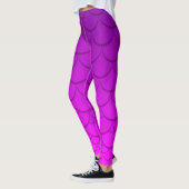 Paarse zeemeermindel (Vet/Vervagen) Leggings (Links)