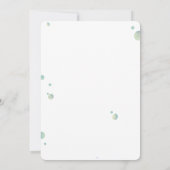 Paarse Zeemeerminstaart Onder Zee Verjaardag Kaart (Achterkant)