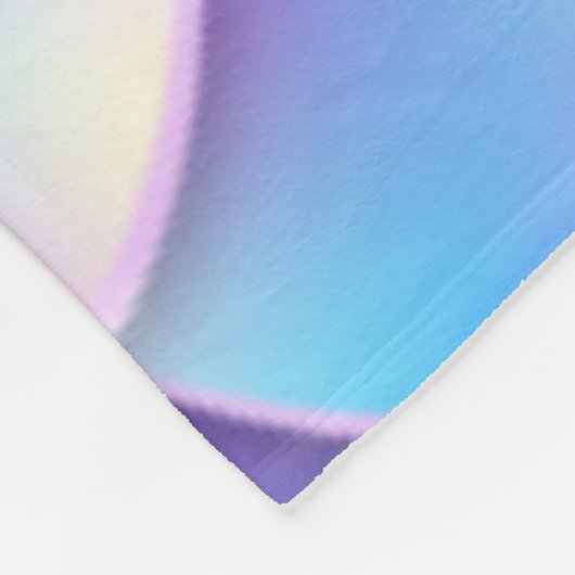 paarse zeemeerstaart fleece deken (Hoek)