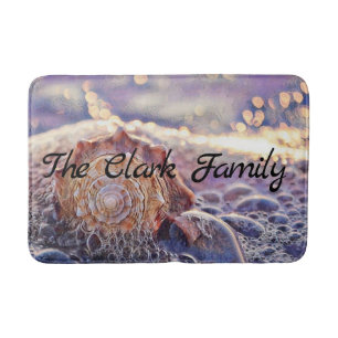 Paarse zeeslag in het schilderij van het zee badmat