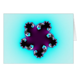 Paarse zeester Kaart