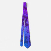 Paarse zeshoeken stropdas (Achterkant)