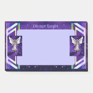 Paarse ziel 3 post-it® notes