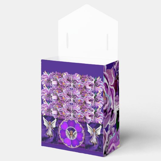 Paarse Ziel Bedankdoosjes (Geopend)